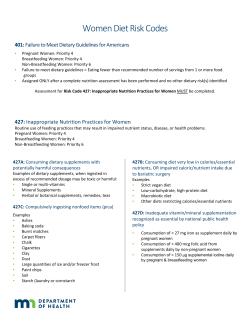 For Women (PDF: 20KB/1 pages) - updated 5/2/11