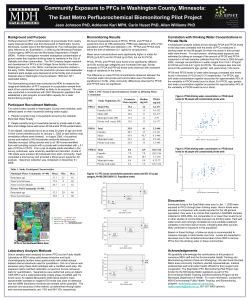 Community Exposure to PFCs in Washington County, Minnesota: The East Metro Perfluorochemical Biomonitoring Pilot Project