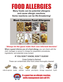 Food Allergies Poster (PDF: 309KB/1 pages)