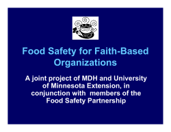 Presentation: Faith Based Communities Outreach (PDF: 207KB/6 pages)