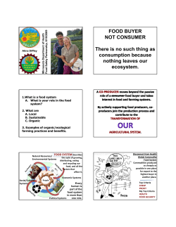 Presentation: Local, Sustainable Organic Farming Works (PDF: 624KB/7 pages)