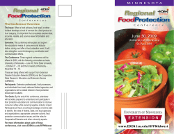 Conference Flyer: EDEN Regional Food Protection, June 30 (PDF: 498KB/2 pages)