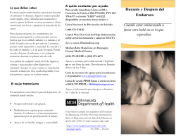 Info Sheet - Depression or Anxiety During and After Pregnancy (PDF)