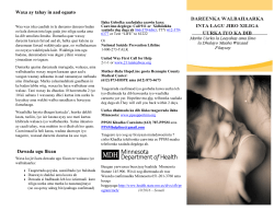 Info Sheet - Depression or Anxiety During and After Pregnancy (PDF)