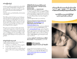 Info Sheet - Depression or Anxiety During and After Pregnancy (PDF)