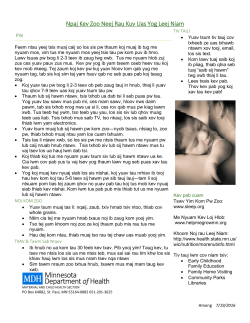 Maternal Wellbeing Plan (PDF)