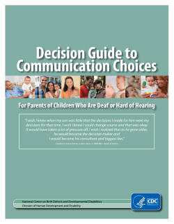 Decision Guide to Communication Choices.