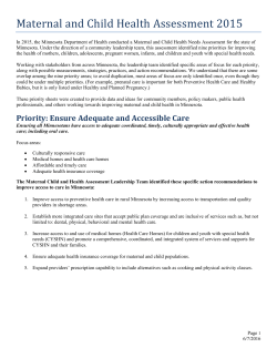 Ensure Adequate and Accessible Care (PDF)