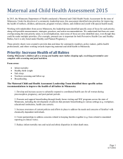 Increase Health of All Babies (PDF)