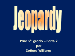 Jeopardy Gr5- 2
