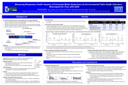 Measuring respiratory impacts of particulate matter reductions by environmental public health indicators