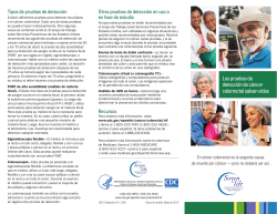 Educational brochure (Spanish)