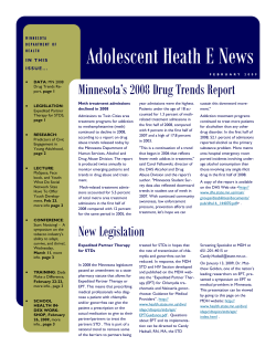 February 2009 Adolescent E-Newsletter (PDF: 386KB/5 pages)