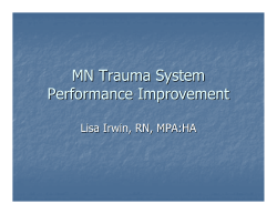 Presentation from June 2009 STAC meeting