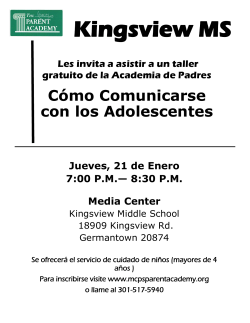 Communicating with Teens (Espa&ntilde;ol)