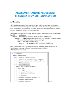 Assessment and Improvement Planning Guide&copy;
