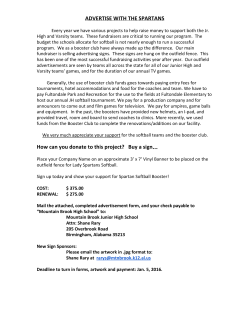 Advertise with the Spartans!