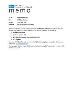 PCS 2016 Webinars SURVEY (PDF) - 2/10/16