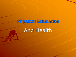 Physical Education Presentation