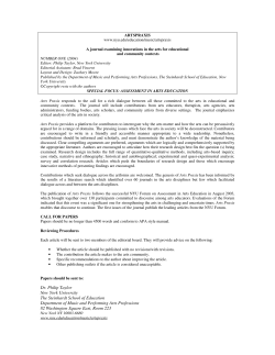 ArtsPraxis, Issue 1 (PDF Only)