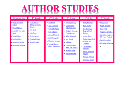 Author Studies 