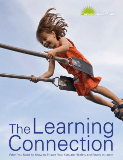 The Learning Connection: What You Need to Know to Ensure Your Kids are Healthy and Ready to Learn