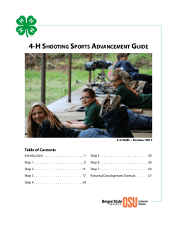 Shooting Sports Advancement