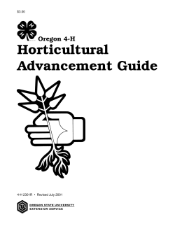 Horticulture Advancement