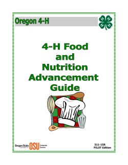 Food and Nutrition Advancement