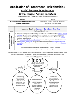 Parent Resource Unit 2, Topic 1