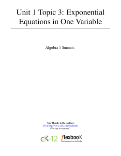 Parent Resource: Unit 1 Topic 3 Flexbook