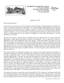 September 2015 letter from Ms. Lane 