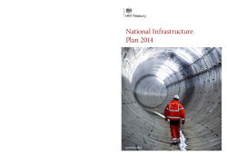 Background on the Government's National Infrastructure Plan