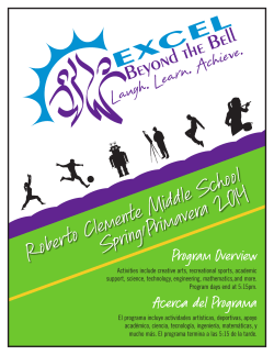 EBB Spring Course Description