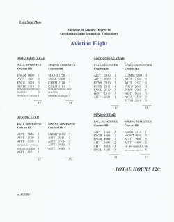 4 year degree program map