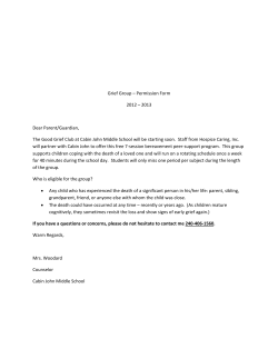 Good Grief Letter/Permission