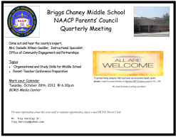 NAACP Parent Council Mtg 10-28-2014