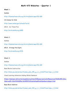 Grade 4/5 Compacted Class Links