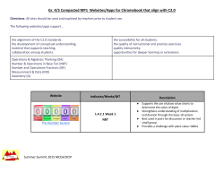 Grade 4/5 Compacted Class Links