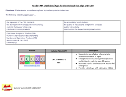 Grade 4 Math Links