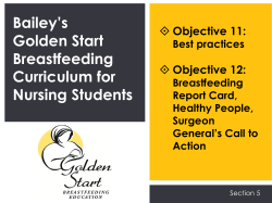 Objectives 11 and 12