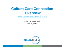 Culture Care Connection (PDF)