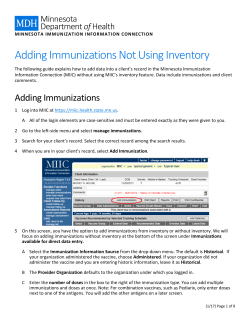 User Guide: Direct Data Entry Not Using Inventory (PDF: 454KB/5 pages)