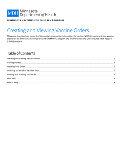 User Guide: Creating and Viewing Vaccine Orders (PDF)
