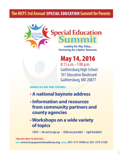 Special Education Summit