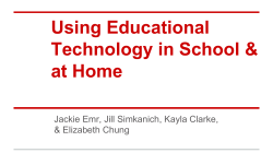 PTA Educational Technology Presentation October 6 2015