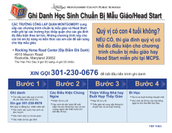 PreK/Head Start Process-VIETNAMESE
