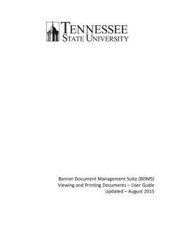 BDMS Viewing and Printing Documents Guide