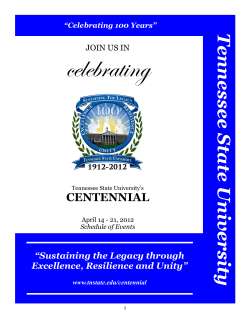 Click here for complete schedule