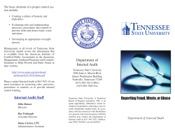 Internal Audit Brochure